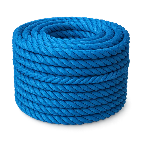 Канат полипропиленовый тросовой свивки 3-х прядный 12 мм