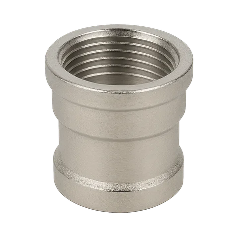 Муфта никелированная латунная переходная Ду 32х25 1 1/4"х1"